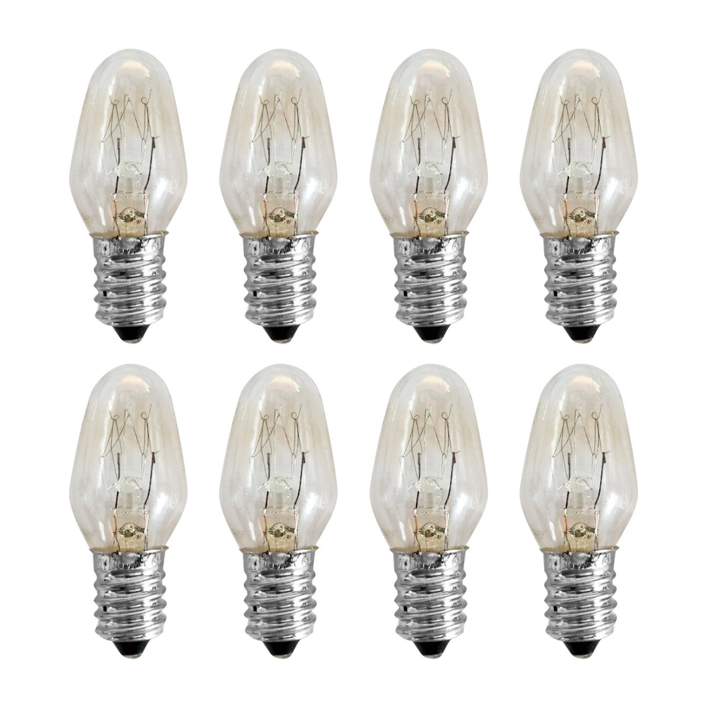 {{ 8 PCS 7W/10W 240V E12/E14 Clear Bulbs Night Light Replacement Warm Yellow Light }} - Buy Car Parts Online at {{ Kaka Auto Parts }}.