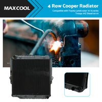 {{ 4 Row Radiator Suitable For Toyota Land Cruiser 70 Series HZJ75 1HZ75 1990-2001 }} - Buy Car Parts Online at {{ Kaka Auto Parts }}.