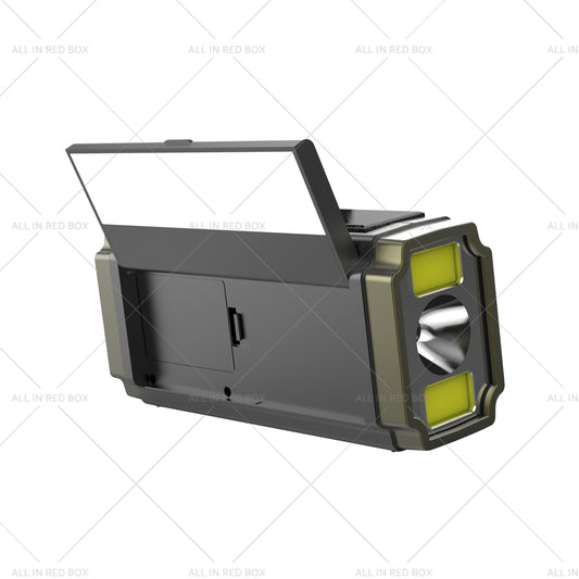 Solar Hand Crank Emergency Weather Radio with 5000mAh Power Bank and Flashlight Suitable For Outdoor Use