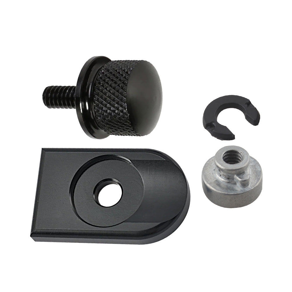 Seat Bolt Tab Screw Mount Nut Cover Kit Suitable For Harley-Davidson 1996-2020