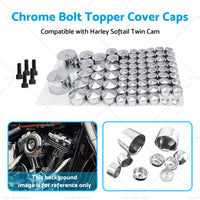 {{ Chrome Bolt Topper Cover Caps Suitable for Harley Twin Cam Softail 07-13 }} - Buy Car Parts Online at {{ Kaka Auto Parts }}.