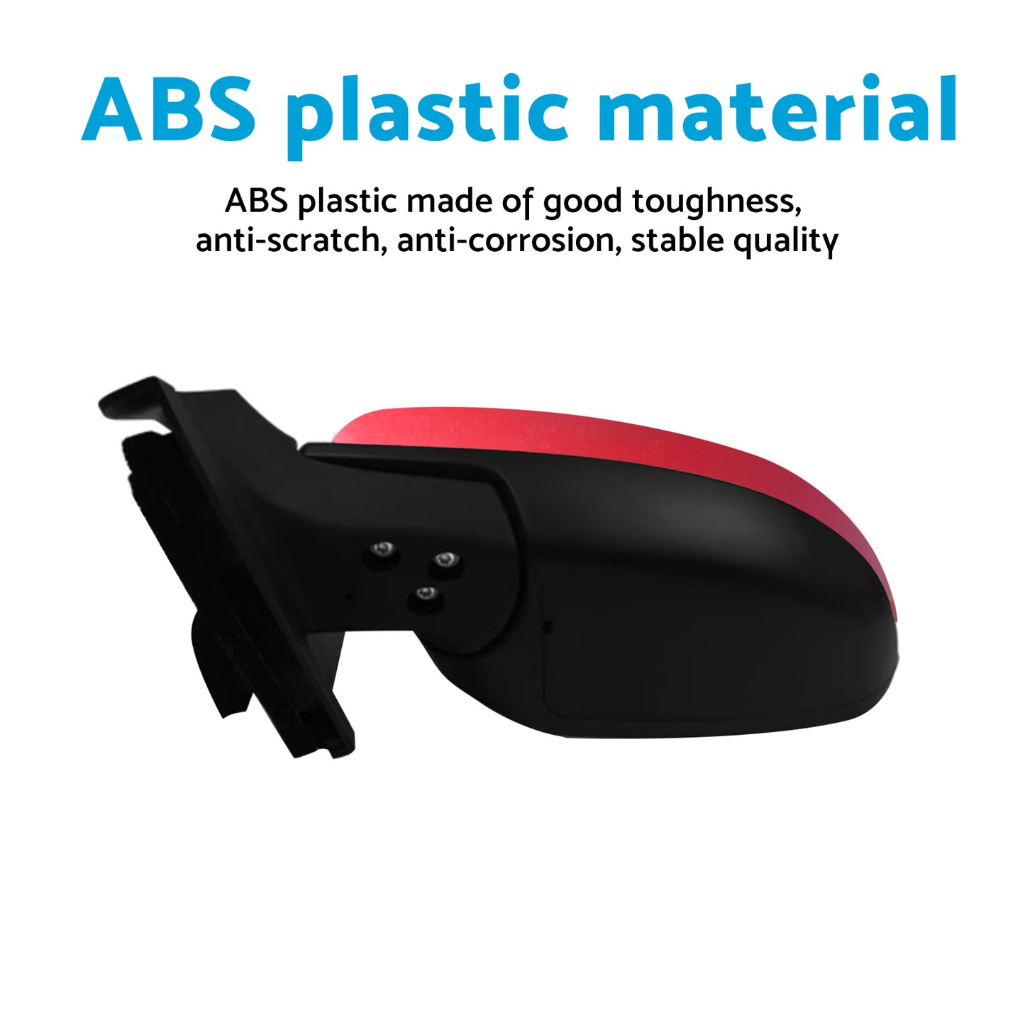 Left Side Door Mirror Red Suitable For Mazda 2 DE / Neo / Maxx / Genki 2007-2014