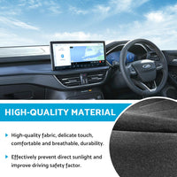 Dash Mat Suitable For Mitsubishi Outlander 2023 Dashboard Cover Pad Carpet With HUD Cutout