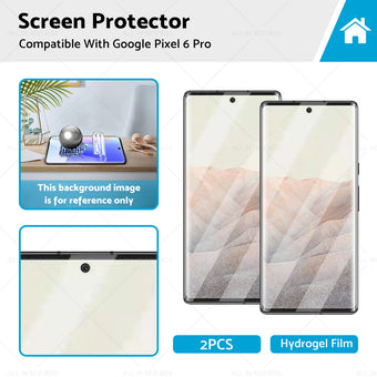 compare product 2PCS Screen Protector Full Coverage Clear Film Suitable For Google Pixel 6 Pro