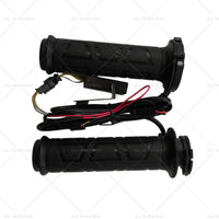 {{ 12v Motorcycle Heated Hand Rubber Grips 22mm 7 8'' Handlebar Grip Adjustable Hot }} - Buy Car Parts Online at {{ Kaka Auto Parts }}.
