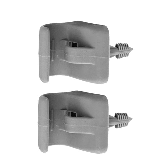 2x Sun Visor Clips Left & Right Side Suitable For Hyundai Getz 2002-2011 Grey 852351C300QS