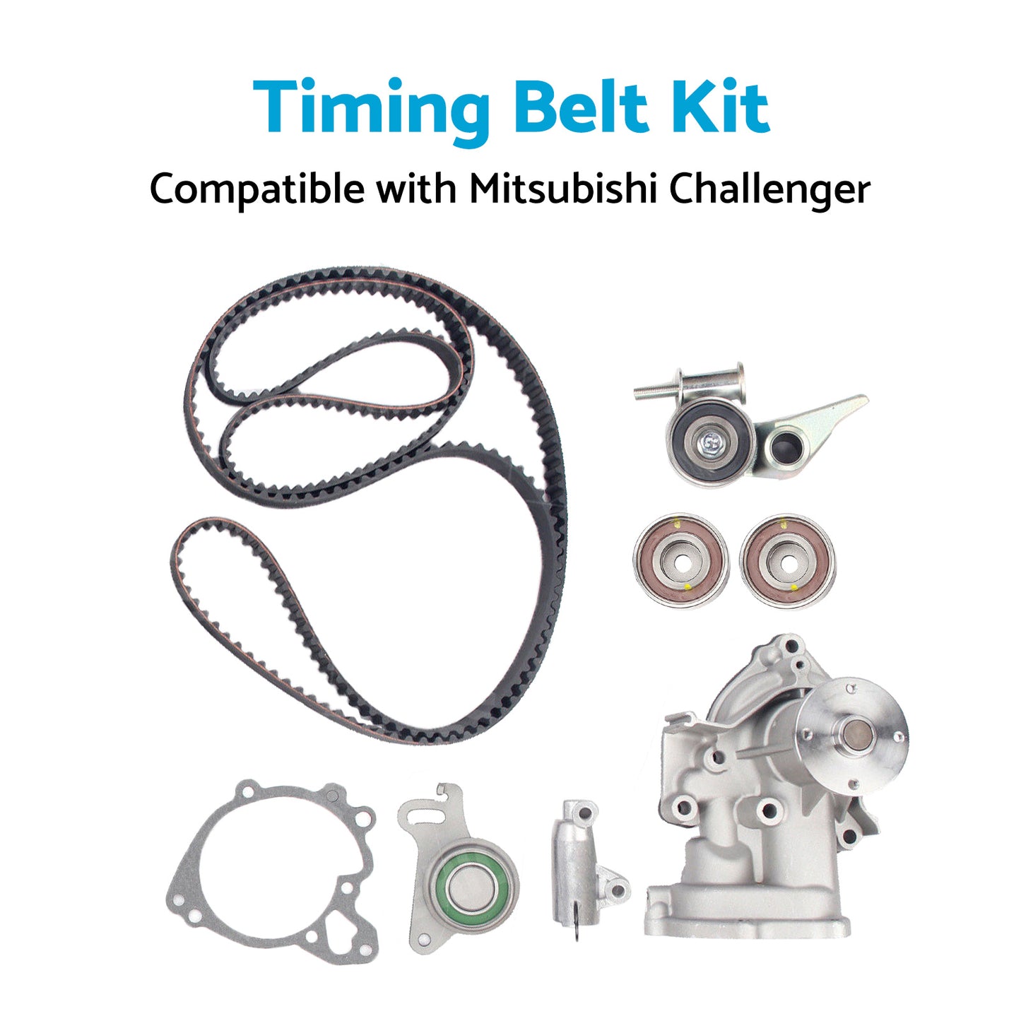 {{ Timing Belt Kit Suitable for 08-15 Mitsubishi Challenger Triton ML MN 4D56T 2. 5L }} - Buy Car Parts Online at {{ Kaka Auto Parts }}.