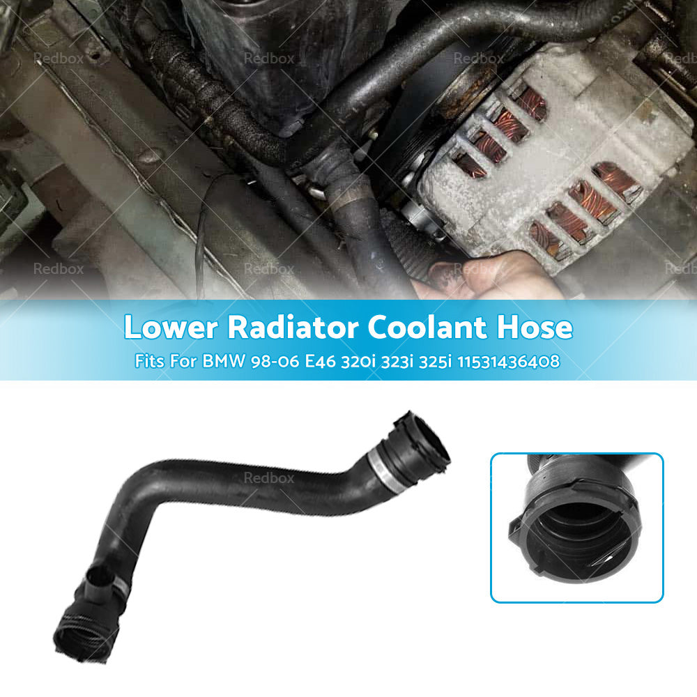 {{ Radiator Coolant Hose Lower Fits For BMW 98-06 E46 320i 323i 325i 11531436408 }} - Buy Car Parts Online at {{ Kaka Auto Parts }}.