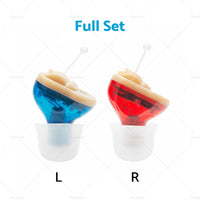 Digital Invisible Hearing Aid MiNi CIC Small Sound Voice Amplifier Enhancer L R