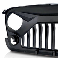 Black Front Gladiator Grille Vander Grill Suitable For Jeep Wrangler JK Unlimited 2007-2018
