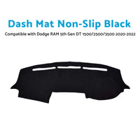 {{ Dash Mat Suitable For Dodge RAM 5th Gen DT 1500 2500 3500 2020-2022 Non-Slip }} - Buy Car Parts Online at {{ Kaka Auto Parts }}.