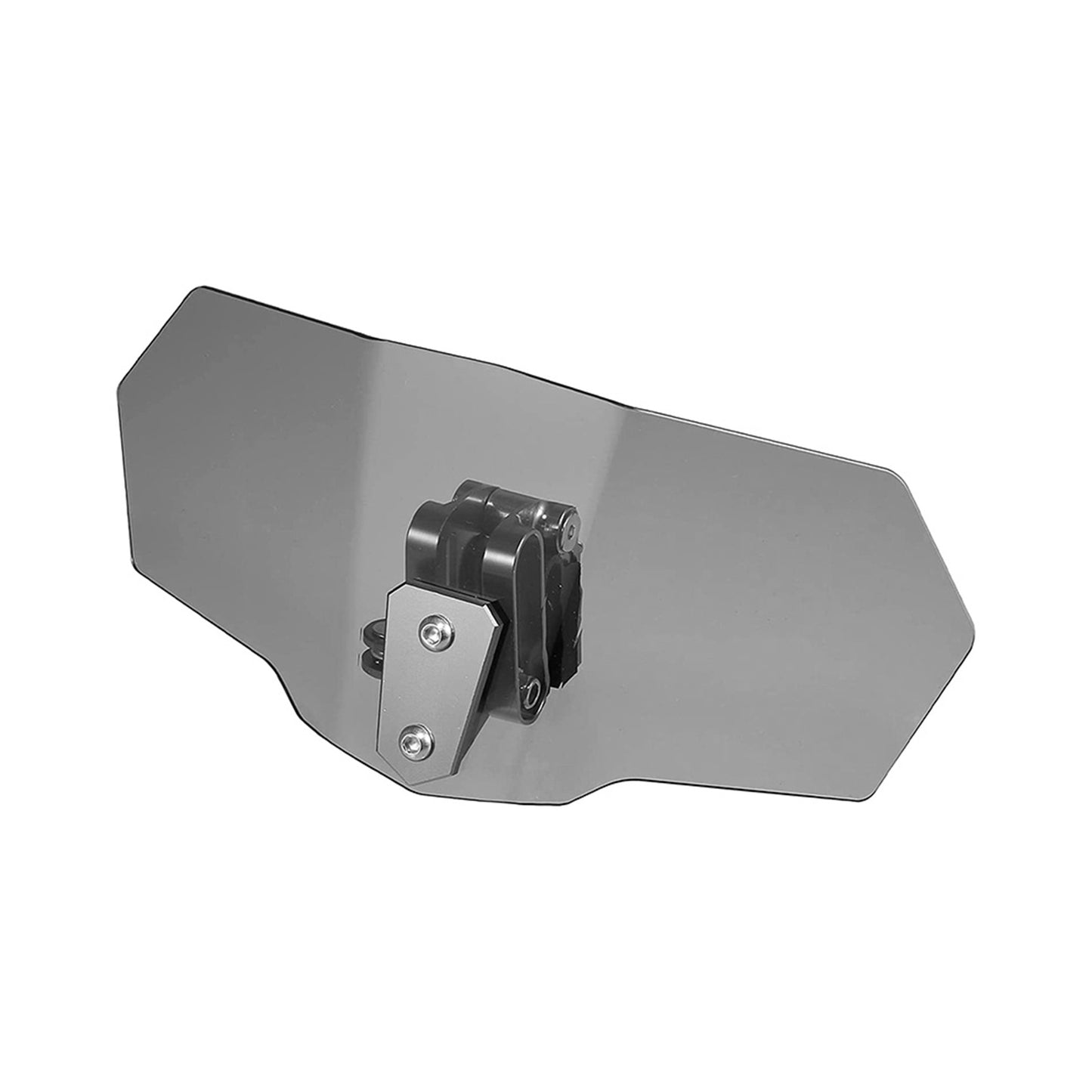 Motorcycle Windshield Clip-On Extension Spoiler Wind Deflector Suitable For Windscreen Smoke