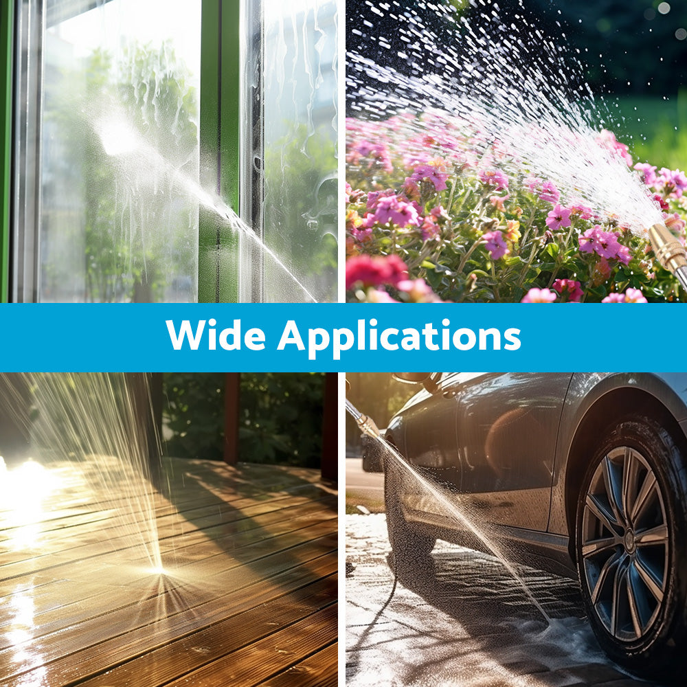 {{ Garden Hose Nozzle Long Pole Foam Water Bottle 360隆茫 Rotating Car Wash Gardening }} - Buy Car Parts Online at {{ Kaka Auto Parts }}.