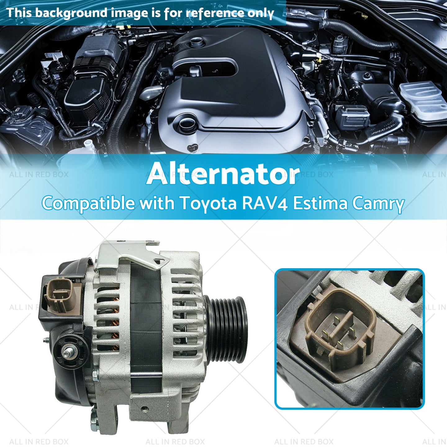{{ 100A Alternator Suitable For Toyota Camry ACV30R Tarago ACR50R 2. 4L Petrol 06-12 }} - Buy Car Parts Online at {{ Kaka Auto Parts }}.
