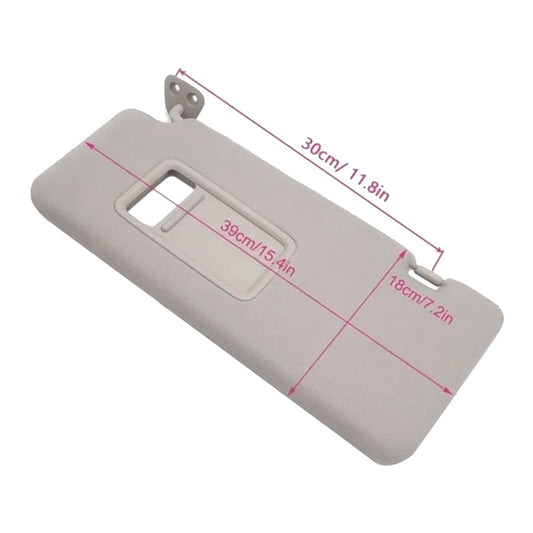 Sun Visor Grey Left Suitable for Nissan Tiida C11 Hatch Passenger Side 2004-2012