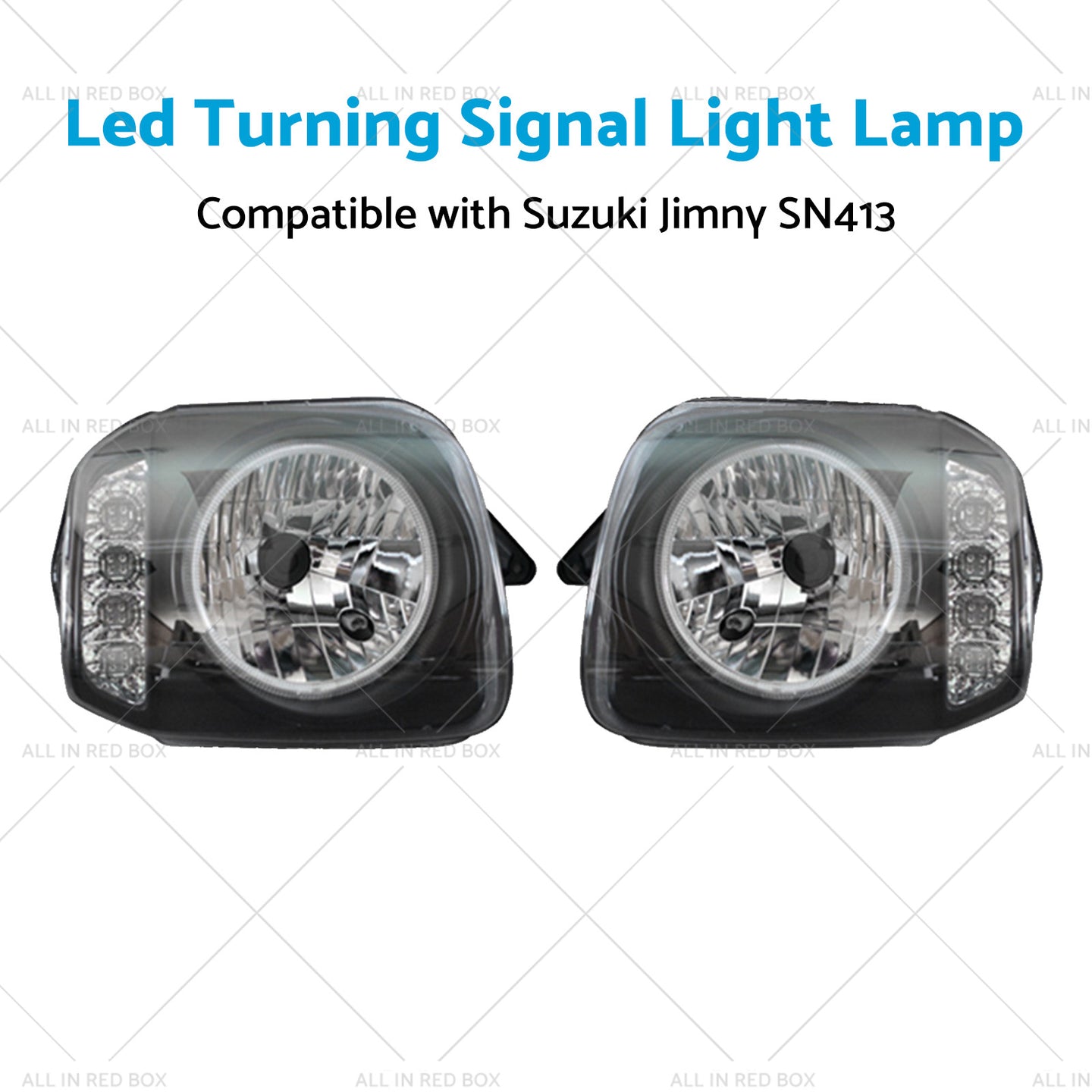 {{ Led Turning Signal Light Lamps  Angel Eyes  Suitablefor Suzuki Jimny SN413 98-17 }} - Buy Car Parts Online at {{ Kaka Auto Parts }}.