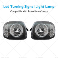 {{ Led Turning Signal Light Lamps  Angel Eyes  Suitablefor Suzuki Jimny SN413 98-17 }} - Buy Car Parts Online at {{ Kaka Auto Parts }}.