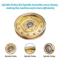 Deck Steel Flat Idler Pulley 116-4667 / 132-9424 Suitable For Toro Z Master