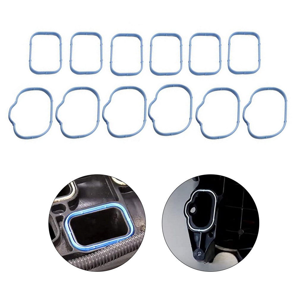 12x Intake Manifold Gaskets Seals Suitable For Chrysler 300 / Jeep / Dodge 3.6L
