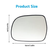 {{ Left Side Mirror Glass Suitable for Lexus RX300 RX330 Toyota Hilux HEATED Convex }} - Buy Car Parts Online at {{ Kaka Auto Parts }}.