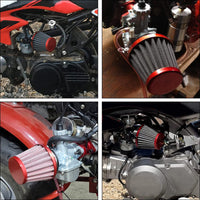 38mm Air Filter Pod Cleaner Suitable For 110cc / 125cc Motorcycle Pit Dirt Bike Engine