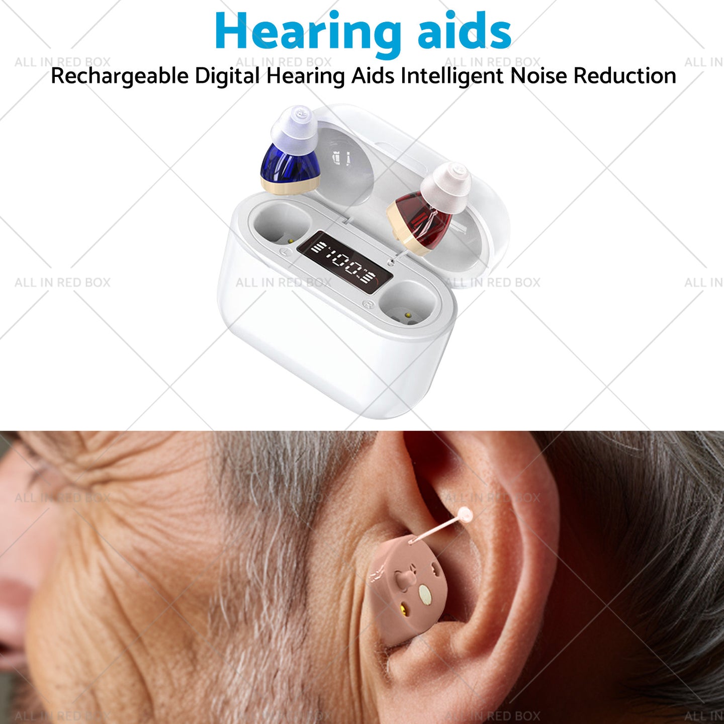 {{ Rechargeable Hearing Aids Digital Hearing Aids Intelligent Noise Reduction }} - Buy Car Parts Online at {{ Kaka Auto Parts }}.