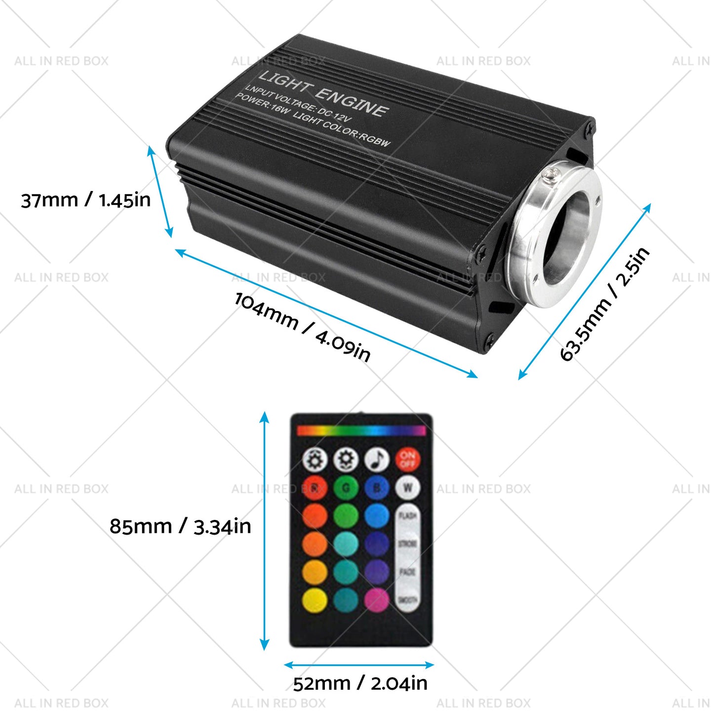 {{ 500PCS LED Fiber Optic Kit Car Home Starlights Headliner Ceiling Light w or Remote }} - Buy Car Parts Online at {{ Kaka Auto Parts }}.