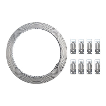 compare product 304 Stainless Steel Worm Clamp Hose Clamps with Fasteners Suitable For DIY Adjustable Use