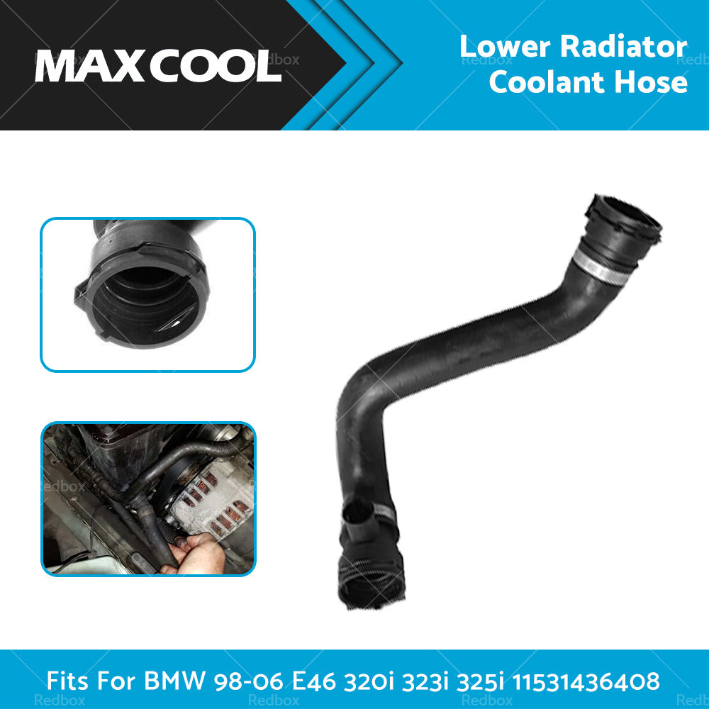 {{ Radiator Coolant Hose Lower Fits For BMW 98-06 E46 320i 323i 325i 11531436408 }} - Buy Car Parts Online at {{ Kaka Auto Parts }}.