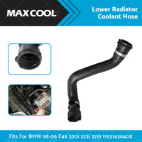 {{ Radiator Coolant Hose Lower Fits For BMW 98-06 E46 320i 323i 325i 11531436408 }} - Buy Car Parts Online at {{ Kaka Auto Parts }}.