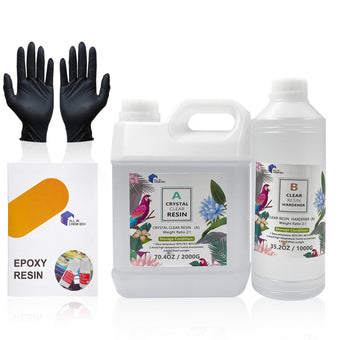 compare product Epoxy Resin Art DIY UV Crafts Glass Water Clear Epoxy Coating 1 2 1 3 1 AB Kit