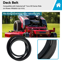 {{ Deck Belt Suitable For Selected 48 inch  Toro HD Series Ride on Mower MR4800 133-7075 }} - Buy Car Parts Online at {{ Kaka Auto Parts }}.