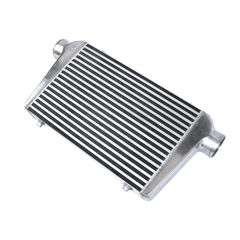 3 Inch Universal Aluminum Intercooler Turbo Bar Plate Front Mount FMIC 450x300x76mm