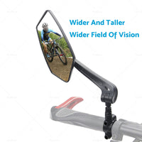 {{ Bicycle Bike Cycle Handlebar Rear View Mirrors Rearview Rectangle Back Mirror }} - Buy Car Parts Online at {{ Kaka Auto Parts }}.