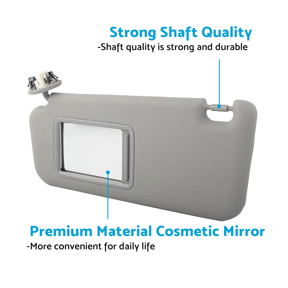 Grey Front Left Sun Visor Suitable For Toyota Kluger 2008-2013