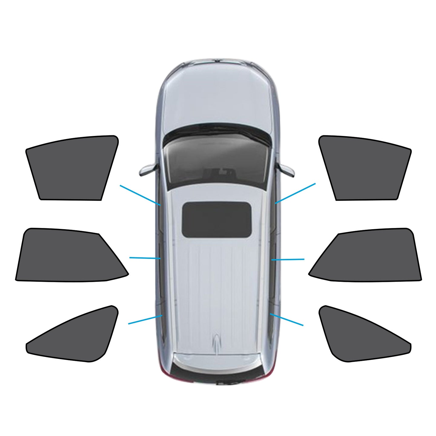 {{ Car Window Magnetic Mesh Sun Blind Shades Suitable for Lexus NX Series 2022-2024 }} - Buy Car Parts Online at {{ Kaka Auto Parts }}.