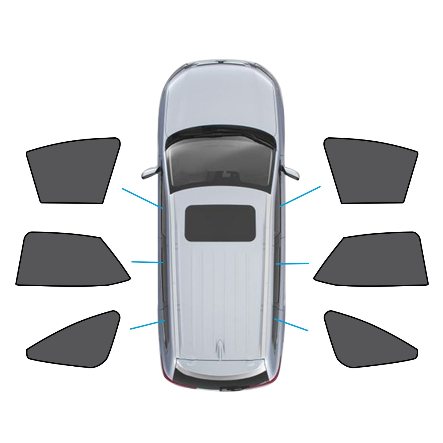 {{ Car Window Magnetic Mesh Sun Blind Shades Suitable for Lexus NX Series 2022-2024 }} - Buy Car Parts Online at {{ Kaka Auto Parts }}.