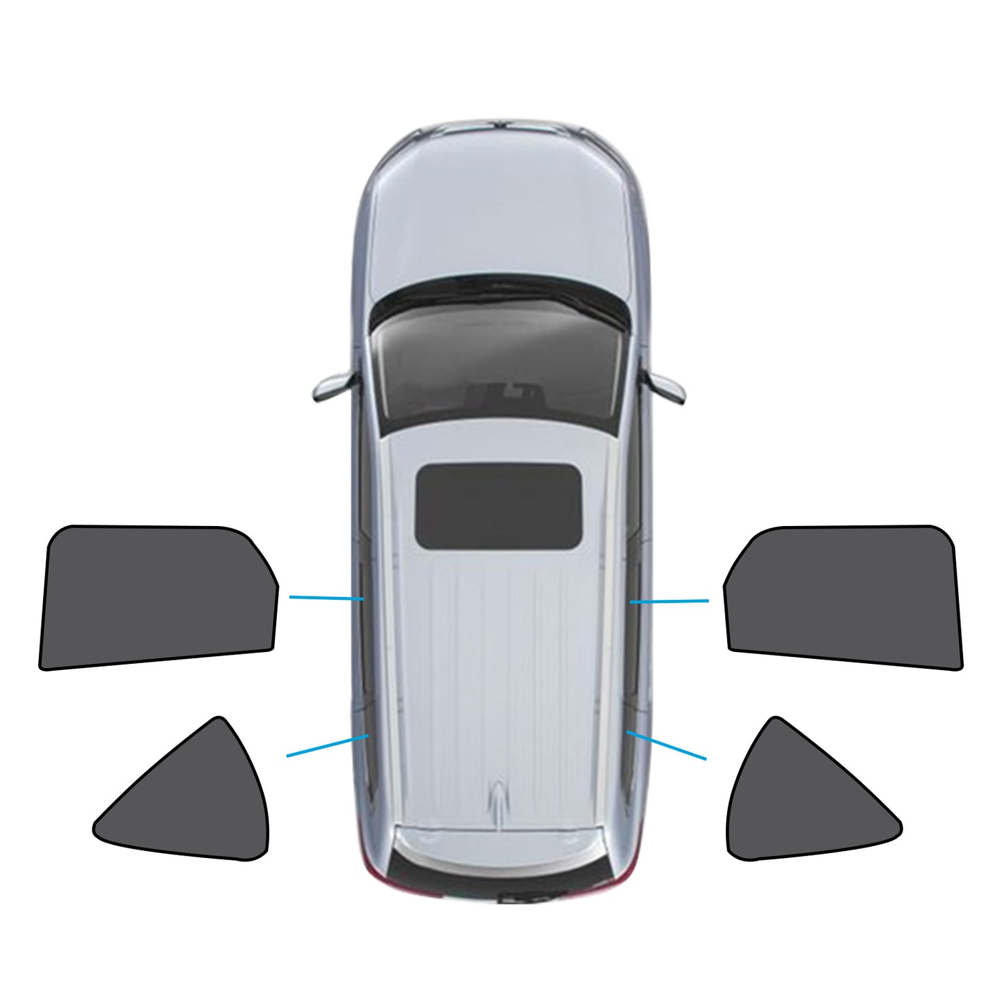 {{ Car Window Shades Suitable for Mazda CX-60 2022-Present UVA & UVB Protection }} - Buy Car Parts Online at {{ Kaka Auto Parts }}.