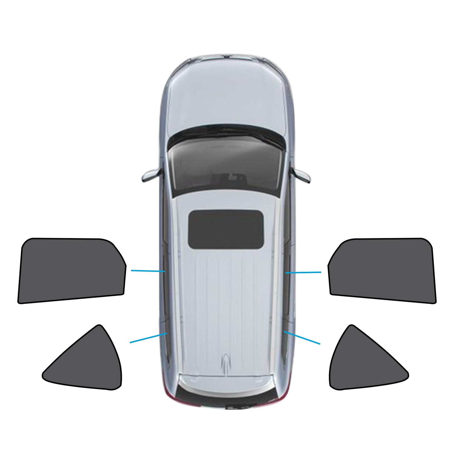 {{ Car Window Shades Suitable for Mazda CX-60 2022-Present UVA & UVB Protection }} - Buy Car Parts Online at {{ Kaka Auto Parts }}.