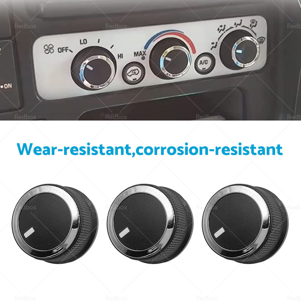 {{ 3PCS Heater AC Temperature Control Knob Suitable For 2008-2017 Chevrolet Savana }} - Buy Car Parts Online at {{ Kaka Auto Parts }}.