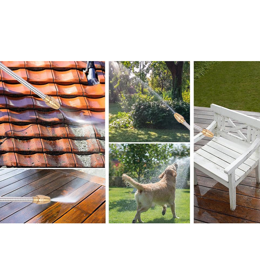 High Pressure Water Hose Nozzle Long Spray Nozzle Garden Hose Garden Car Wash