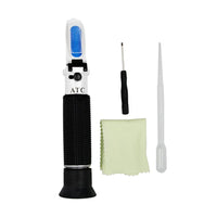 ATC Alcohol Refractometer Liquor Volume Percent Tester 0-80percent Measuring Range