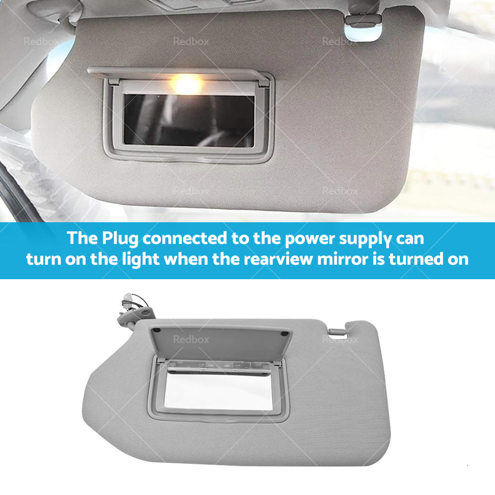 {{ RH  LH Interior Sun Visor Shade Grey Fits For Nissan Pathfinder 13-18 R52 Wagon }} - Buy Car Parts Online at {{ Kaka Auto Parts }}.