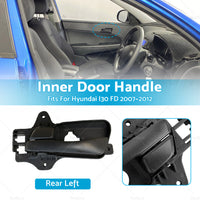 {{ Rear Left Side Inner Door Handle LH Fits For Hyundai I30 FD 2007-2012 Black }} - Buy Car Parts Online at {{ Kaka Auto Parts }}.