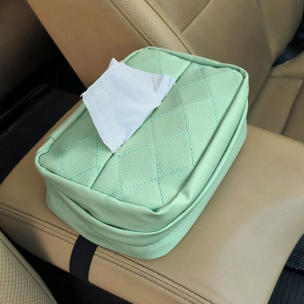{{ Car Tissue Holder 120 Tissues Box Cover Backseat Extra Large Tissue Organization }} - Buy Car Parts Online at {{ Kaka Auto Parts }}.