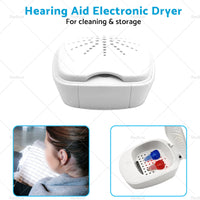 D-Dry+ Electronic Hearing Aid Dryer ¨C For Cleaning, Drying & Storing Hearing Aids