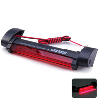 Universal 12V 14 LED High Mount Third Brake Stop Tail Light Lamp Red Suitable For Car Rear