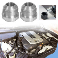 AN10 Male Aluminium Weld On JIC Bungs x 2 Fitting -10AN JXSS032-10-A