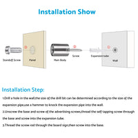 20x Stainless Steel Standoff Bolts Suitable For Sign & Advertisement Mounting