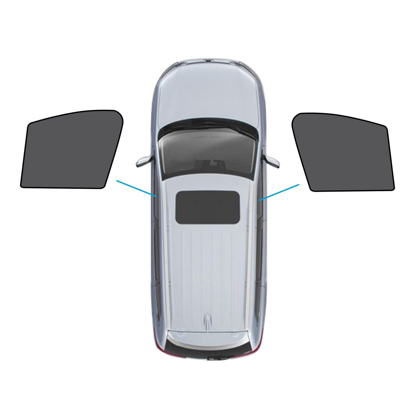 {{ 2x Car Front Window Shade Suitable for Mazda CX5 1st Gen KE 12-17 UVA Protection }} - Buy Car Parts Online at {{ Kaka Auto Parts }}.